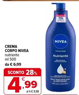 Iperal Crema CORPO NIVEA offerta