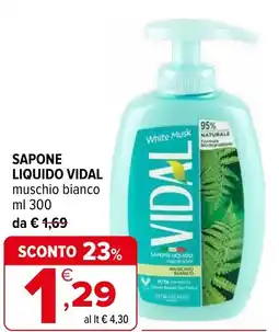 Iperal Sapone liquido VIDAL offerta