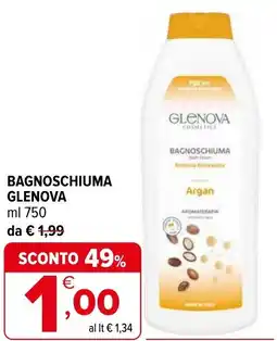 Iperal Bagnoschiuma GLENOVA offerta