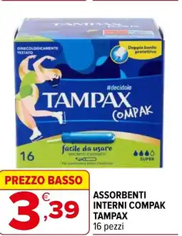 Iperal Assorbenti interni compak TAMPAX offerta
