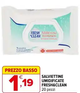 Iperal Salviettine umidificate FRESH&CLEAN offerta