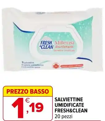 Iperal Salviettine umidificate FRESH&CLEAN offerta