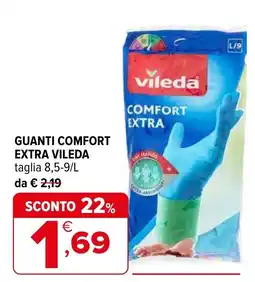 Iperal Guanti comfort extra VILEDA offerta