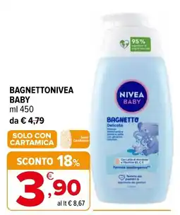 Iperal Bagnettonivea baby NIVEA offerta