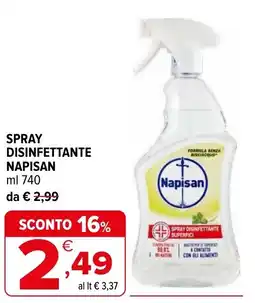 Iperal Spray disinfettante NAPISAN offerta