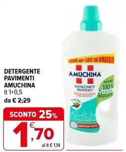 Iperal Detergente pavimenti AMUCHINA offerta