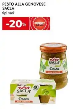 Bennet Pesto alla genovese SACLA offerta