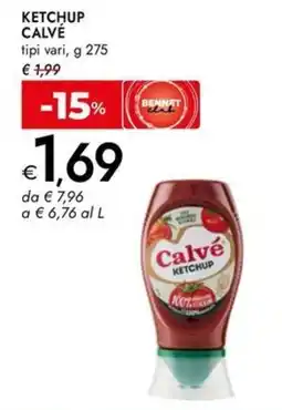 Bennet Ketchup CALVE offerta
