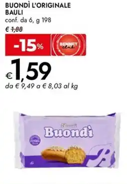 Bennet Buondì l'originale BAULI offerta