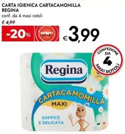 Bennet Carta igienica cartacamomilla REGINA offerta