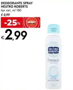 Bennet Deodorante spray NEUTRO ROBERTS offerta