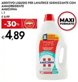 Bennet Additivo liquido per lavatrice igienizzante con ammorbidente AMUCHINA offerta