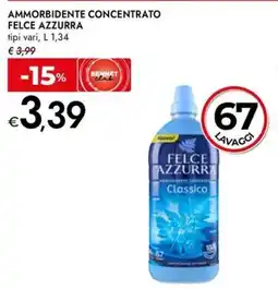 Bennet Ammorbidente concentrato FELCE AZZURRA offerta