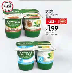 Bennet Yogurt ACTIVIA gusti vari offerta