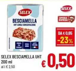 A&O Selex besciamella UHT offerta
