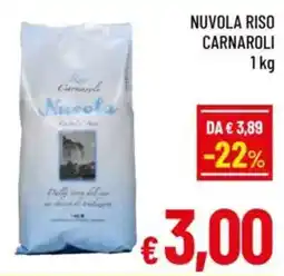 A&O Nuvola riso carnaroli offerta