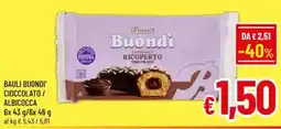 A&O Bauli buondi' cioccolato / albicocca offerta