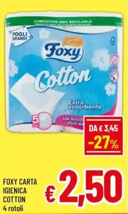 A&O Foxy carta igienica cotton offerta