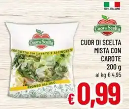 A&O Cuor di scelta mista con carote offerta