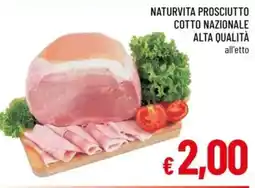 A&O Naturvita prosciutto cotto nazionale alta qualità offerta