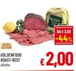 A&O Goldenfood roast-beef offerta