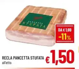 A&O Recla pancetta stufata all'etto offerta