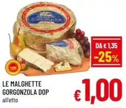 A&O Le malghette gorgonzola dop all'etto offerta