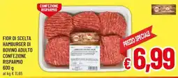 A&O Fior di scelta hamburger di bovino adulto confezione risparmio confezione risparmio offerta