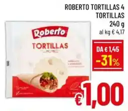 A&O Roberto tortillas 4 TORTILLAS offerta