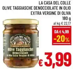 A&O La casa del colle olive taggiasche denocciolate in olio extra vergine di oliva offerta