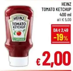 A&O Heinz tomato ketchup offerta