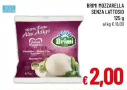 A&O Brimi mozzarella senza lattosio offerta