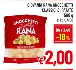 A&O Giovanni rana gnocchetti gnocchetti classici di patate offerta