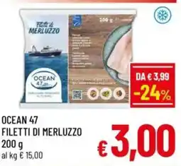 A&O Ocean 47 filetti di merluzzo offerta