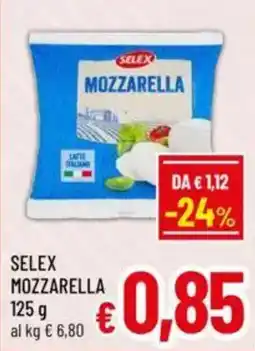 A&O Selex mozzarella offerta