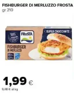 Tigre Amico Fishburger di merluzzo frosta offerta