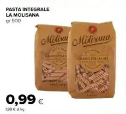 Tigre Amico Pasta integrale la molisana offerta
