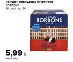 Tigre Amico Capsule compatibili nespresso borbone 30 pezzi offerta