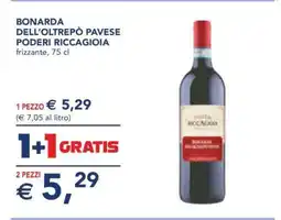 Esselunga BONARDA DELL'OLTREPÒ PAVESE PODERI RICCAGIOIA offerta