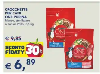 Esselunga Crocchette per Cani One Purina offerta