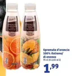 In'S Mercato Spremuta d'arancia 100% italiana/ di ananas offerta