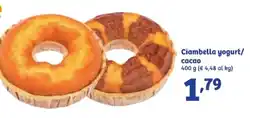 In'S Mercato Ciambella yogurt/ cacao offerta