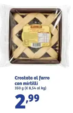 In'S Mercato Crostata al farro con mirtilli offerta