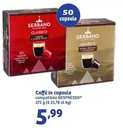 In'S Mercato Caffè in capsule compatibile NESPRESSO offerta
