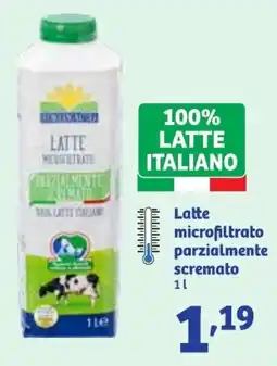 In'S Mercato Latte microfiltrato parzialmente scremato offerta