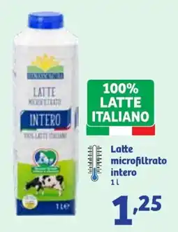 In'S Mercato Latte microfiltrato intero offerta