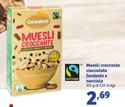 In'S Mercato Muesli croccante cioccolato fondente e nocciole offerta