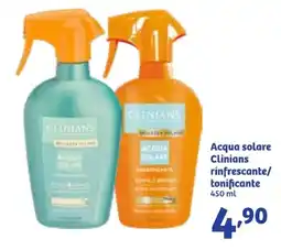 In'S Mercato Acqua solare Clinians rinfrescante/ tonificante offerta