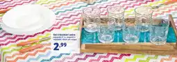 In'S Mercato Set 6 bicchieri vetro offerta