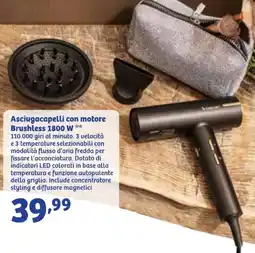 In'S Mercato Asciugacapelli con motore Brushless 1800 W offerta